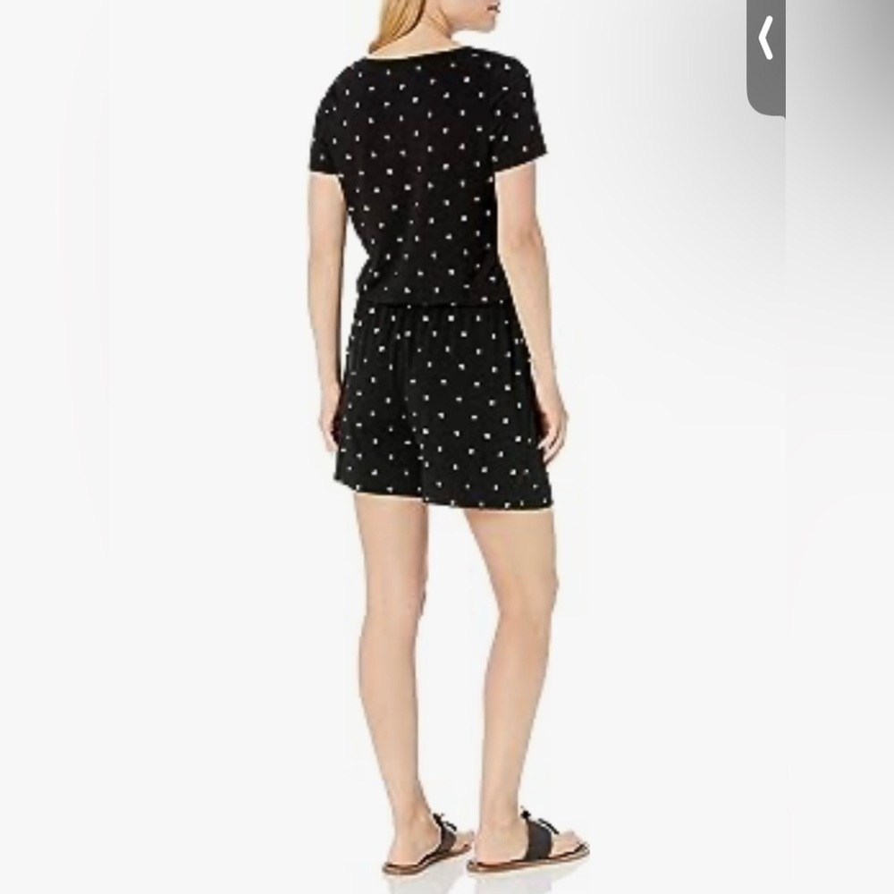 NWT Amazon Essentials Women's Short-Sleeve Scoop Neck Romper Size Medium - Picture 2 of 5
